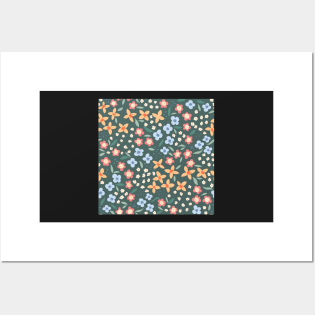 Little Wild Flower Patches Wall Art by ChloesNook